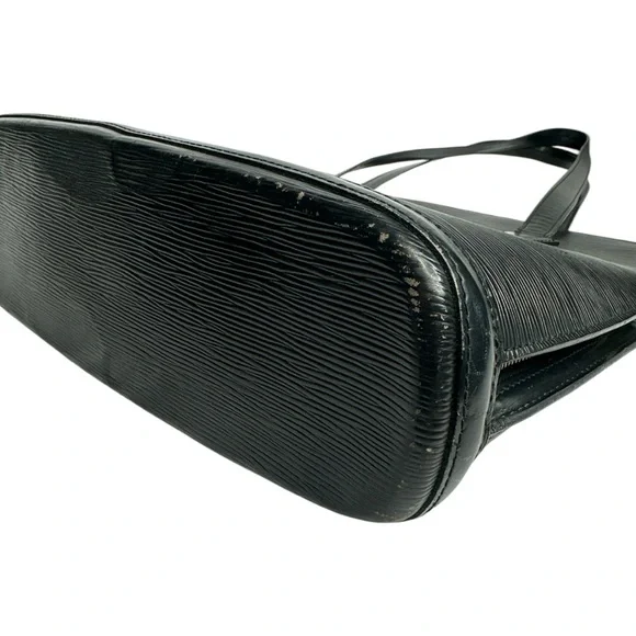 LOUIS VUITTON Epi Lussac Black Large Shoulder Bag - Picture 9 of 16